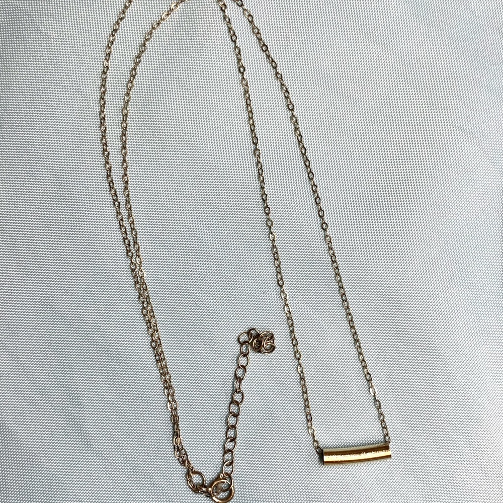 Vintage Solid Sterling Silver Retro Geometric Minimalist Pendant & Necklace